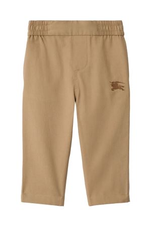 pantalone in cotone marrone BURBERRY KIDS | 8108878B9719